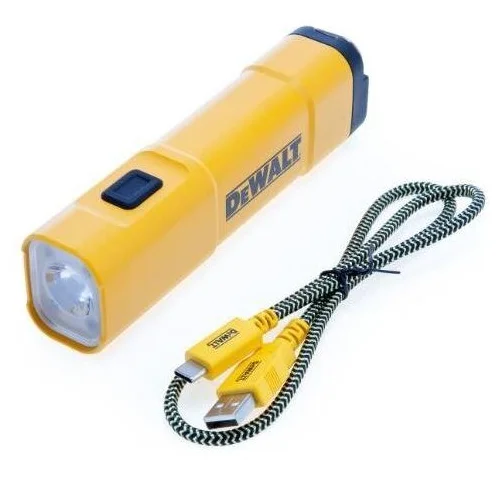 LED darbo lempa ir žibintuvėlis DeWalt DCL183-XJ, USB-C, 400lm image 1