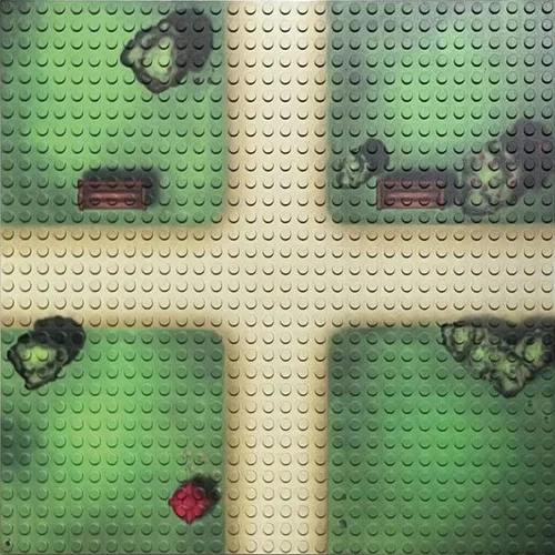 Statybinės plokštės 32x32 Nubs 4 vnt image 3