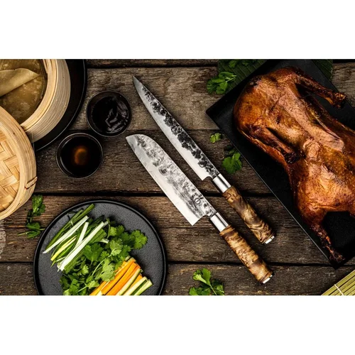 Forged VG10 Santoku peilis 18 cm image 2