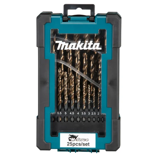 Makita D-67599 M-Force grąžtų komplektas, 25 vnt. (1-13mm) image 1