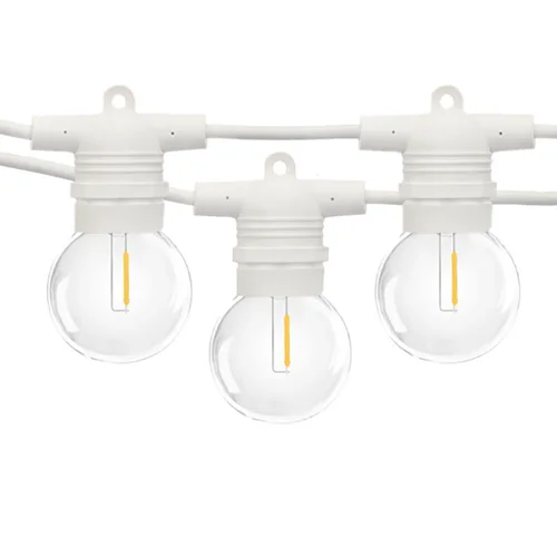 Glow LED lauko girlianda 10 m balta image 1