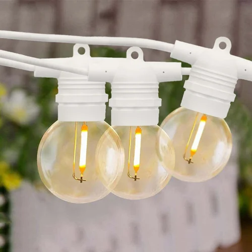 Glow LED lauko girlianda 10 m balta image 3