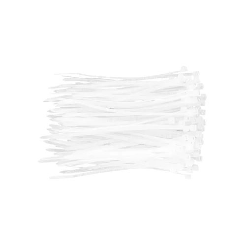 TOPEX Užveržimo dirželiai 2,5 mm x 100 mm Balti image 2