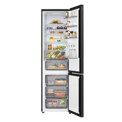 LG GBBS322CEV NatureFRESH Dviejų durų Juoda 375 L image 2