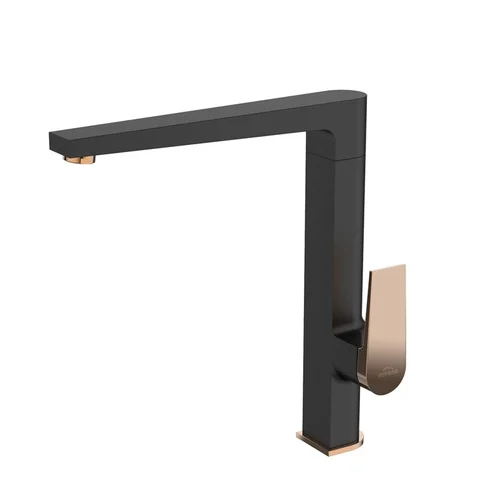 Invena Midnight BZ-35-014-V Virtuvinis maišytuvas, Aukso–Juoda image 1