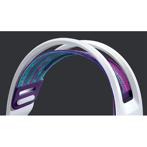 Logitech G733 belaidės ausinės, baltos image 2