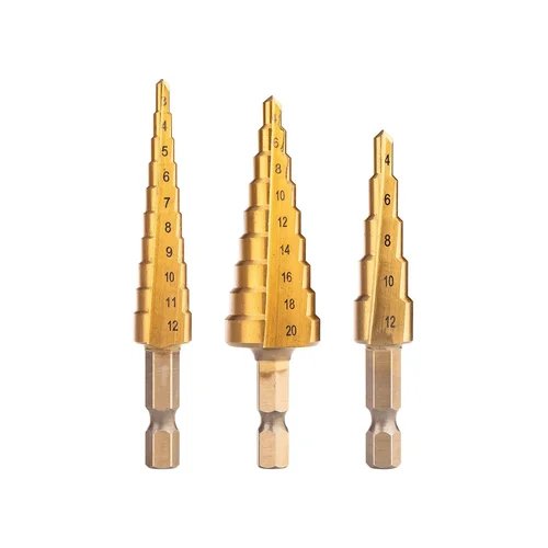 Neo Tools 08-948 HSS TiN žingsninių grąžtų rinkinys, 3–20 mm image 1