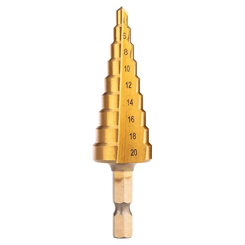 Neo Tools 08-948 HSS TiN žingsninių grąžtų rinkinys, 3–20 mm image 3