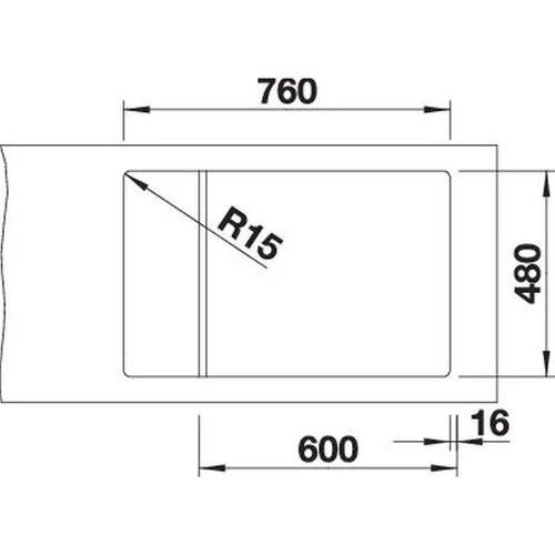 Blanco ELON XL 6 S Silgranit plautuvė image 3