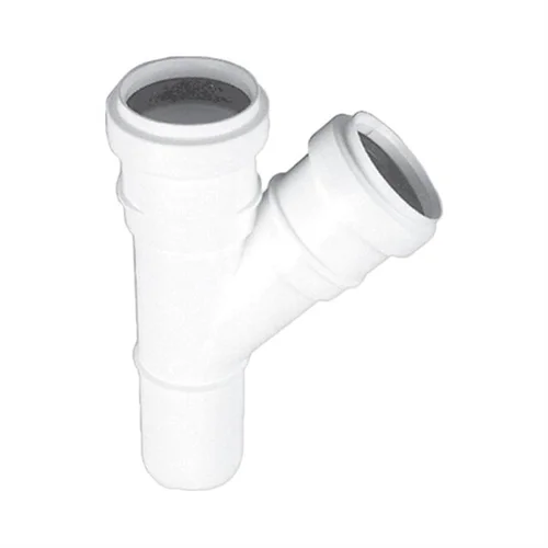 Magnaplast HTplus vidaus kanalizacijos trišakis, Ø40/40 mm, 45°, Baltas image 1