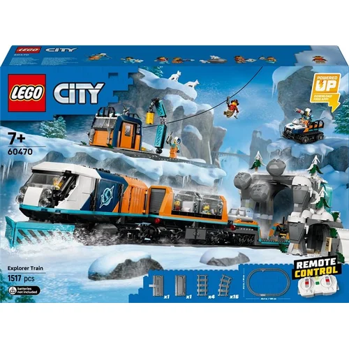 Konstruktorius LEGO® City Explorers Polar Express Train, 1517 dalių image 1