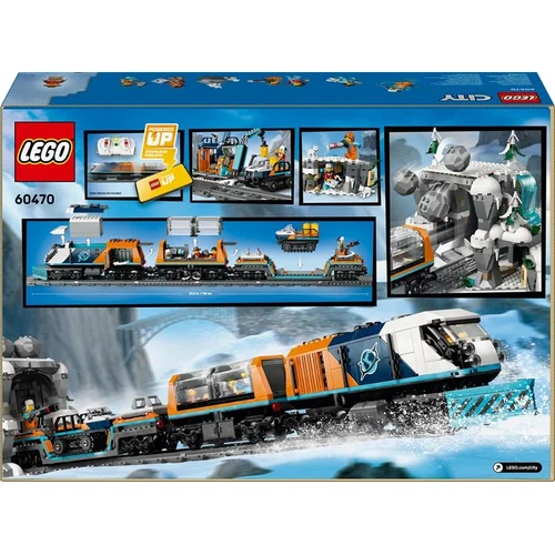 Konstruktorius LEGO® City Explorers Polar Express Train, 1517 dalių image 2