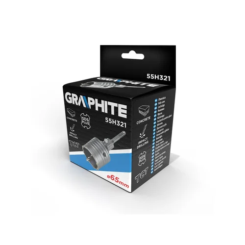 GRAPHITE Pjūklas su šakėmis 65 mm SDS+ adapteriu image 2