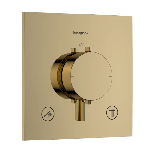 Hansgrohe Ecostat Comfort E 33711990 Termostatinis dušo maišytuvas, Aukso image 1