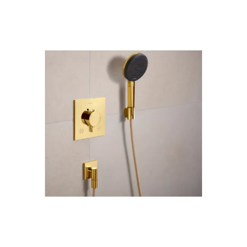 Hansgrohe Ecostat Comfort E 33711990 Termostatinis dušo maišytuvas, Aukso image 2