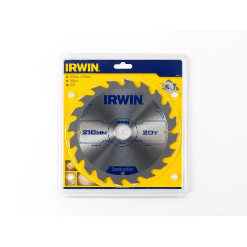 IRWIN ATB Medienos pjovimo diskas 210x30/20/16 mm 20T 2,5 mm image 2