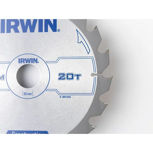 IRWIN ATB Medienos pjovimo diskas 210x30/20/16 mm 20T 2,5 mm image 3