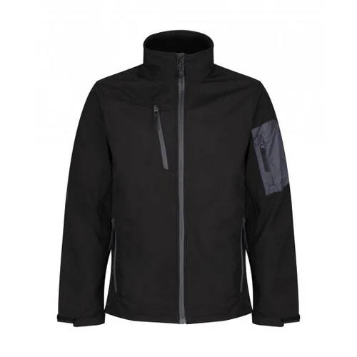 REGATTA TRA674 Softshell striukė 3XL Black/Seal Grey image 1