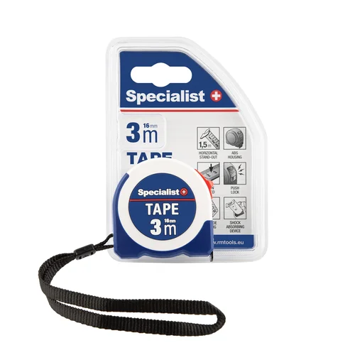 Specialist+ SPECIALIST+ ruletė TAPE 3 m, 16 mm image 2