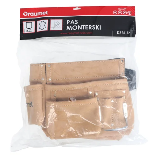 DRAUMET D326-12 odinis diržas įrankiams, 11 kišenių image 2