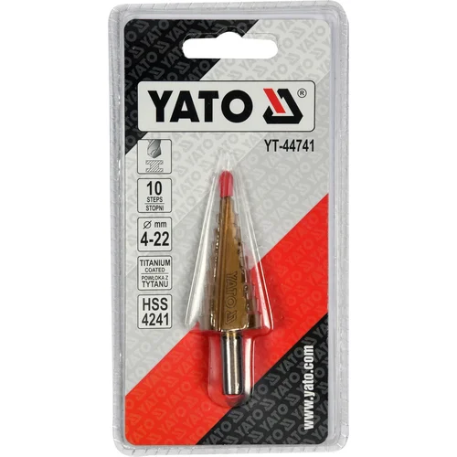 Yato pakopinis grąžtas HSS 4-22 mm image 3
