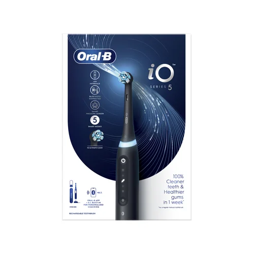 Oral-B iO5 iOG5.1B6.2DK, Juodas matinis dantų šepetėlis image 2