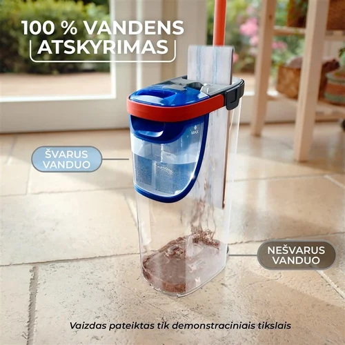 Vileda Grindų plovimo rinkinys H2PRO Pilka image 2