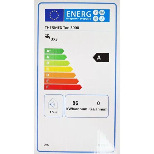Thermex Ton 3000 Elektrinis momentinis vandens šildytuvas su lanksčiu čiaupu image 2