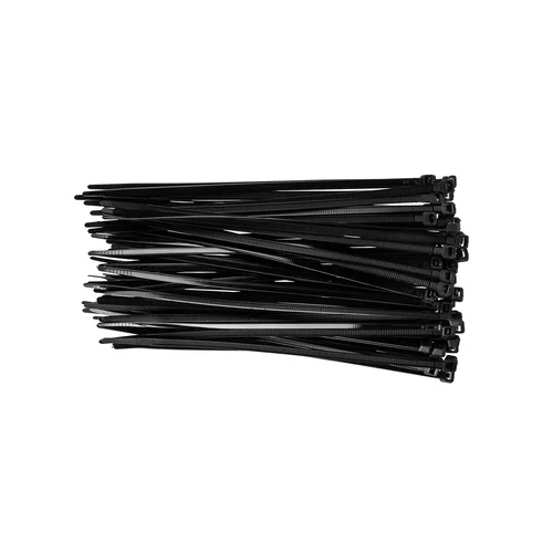 TOPEX Užveržimo dirželiai 4,8 mm x 200 mm, 75 vnt., Juodi image 1