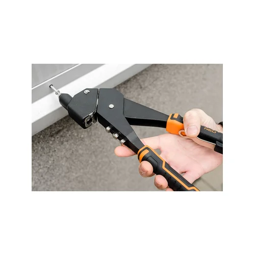 NEO TOOLS kniedijimo staklės 18-102-1, 2,4/3,2/4,0/4,8 mm, kelių padėčių image 3
