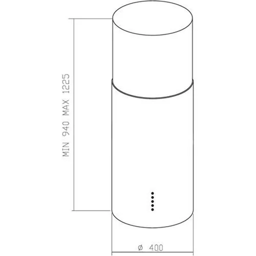 Allenzi IOW Erdvinis gartraukis 40 cm Balta image 2