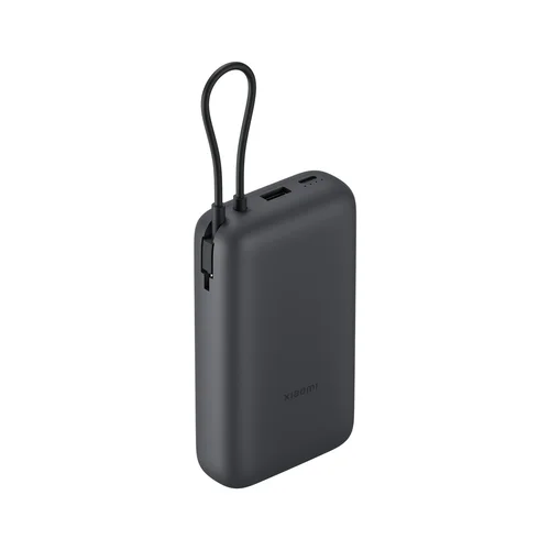 Xiaomi Power Bank 20000mAh (Integrated Cable), Juoda image 1