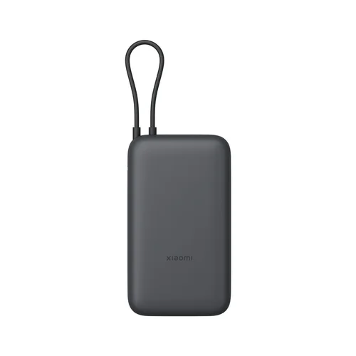Xiaomi Power Bank 20000mAh (Integrated Cable), Juoda image 2