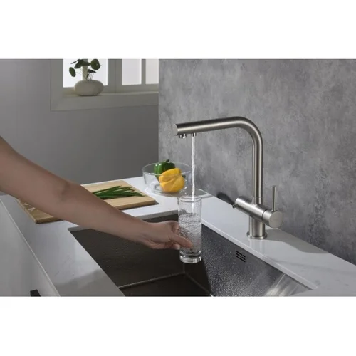 Blue Water APALA Virtuvinis maišytuvas su dušu, nerūdijančio plieno spalva image 3