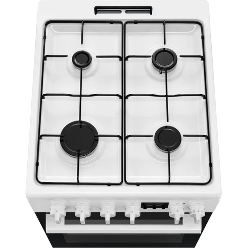 Electrolux LKK540232W dujinė viryklė su elektrine orkaitė, 50 cm image 2