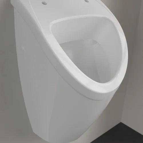 Villeroy & Boch O.novo Compact Pisuaras 75570001 290 x 245 mm, Be dangčiu, Paslėptu vandens įvadu image 2