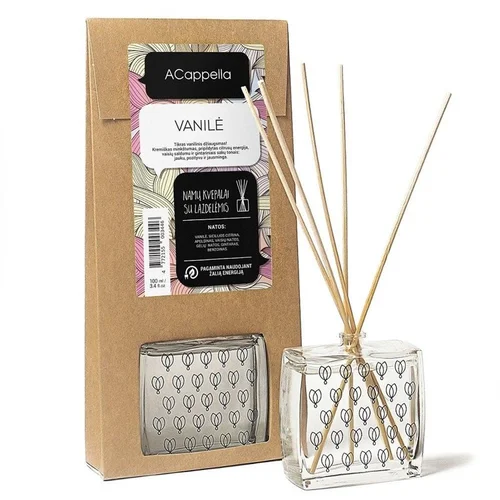 ACAPPELLA VANILLA namų kvapas su lazdelėmis 100 ml image 1