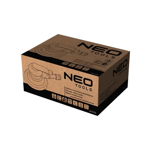 NEO 14-013 Pneumatinis orbitinis šlifuoklis, 150 mm, vakuuminė sistema image 2