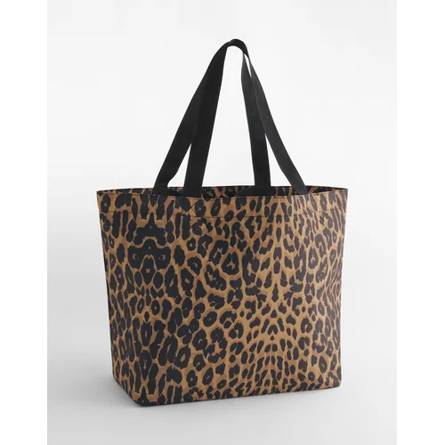 Leopardo BG194 didelis pirkinių krepšys Vieno dydžio Leopard Print image 1