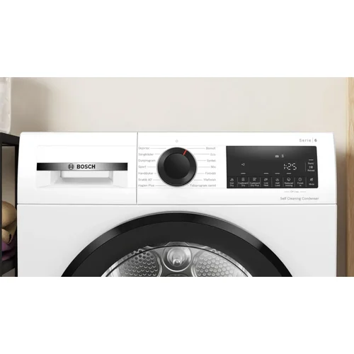 BOSCH WQG245D9SN Džiovyklė 9 kg su šilumos siurbliu image 2