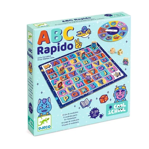 Djeco žaidimas Cool school ABC rapido DJ08583 image 1