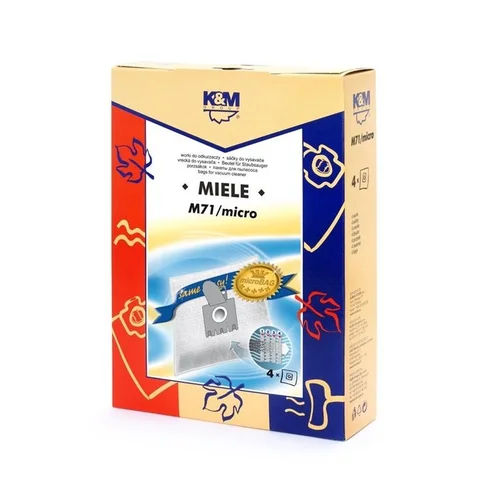 K&M M71 Micro dulkių siurblių maišeliai, 4 vnt. image 1