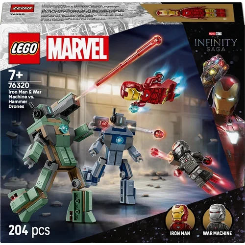 LEGO® Marvel Iron Man & War Machine vs. Hammer Drones 76320 image 1