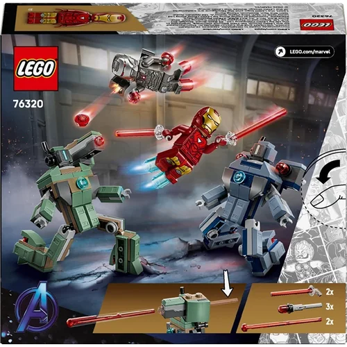 LEGO® Marvel Iron Man & War Machine vs. Hammer Drones 76320 image 2