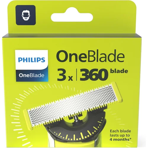 PHILIPS OneBlade 360 QP430/50 keičiamasis peiliukas image 3