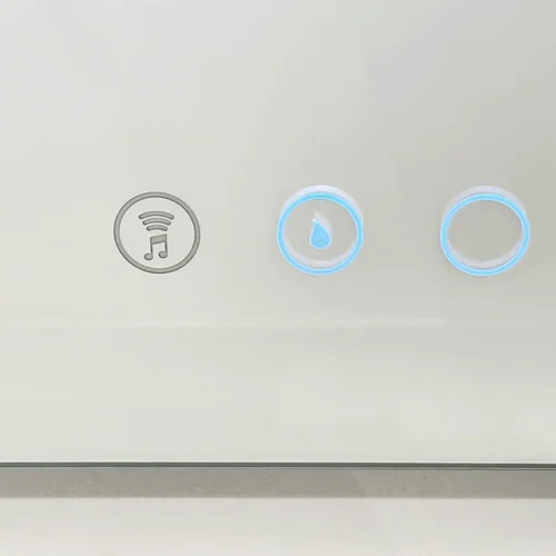 Veidrodis KAME SMART, su LED apšvietimu, USB jungtimi, Bluetooth, 80 cm, MR-R04/80-80/TECH image 2