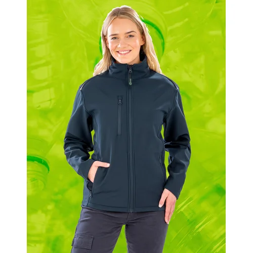 Result R900F Moteriška 3 sluoksnių Softshell striukė - 2XL, Navy image 2