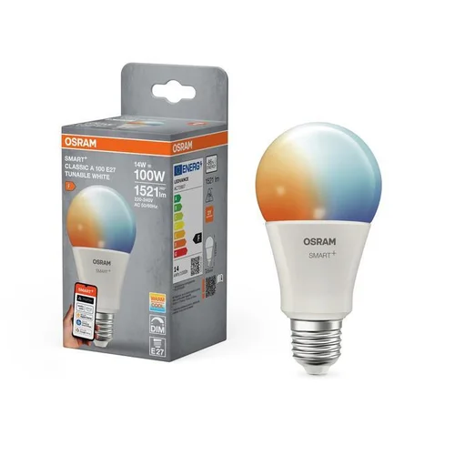 Osram Lemputė LED WIFI A100 E27 14W 1521LM TW image 3