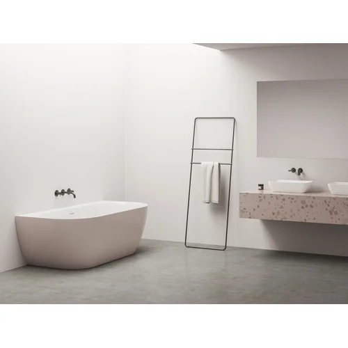 Vonia Freedom Wall Tec 170x87 Laisvai pastatoma Alabaster Pink/balta image 1