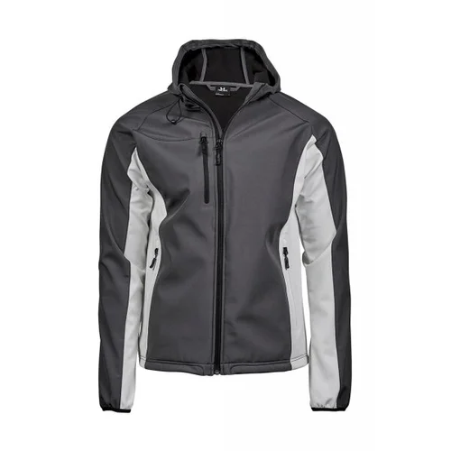 Vyriška lengva Tee Jays 9514 Softshell striukė - M, Black/Dark Grey image 1